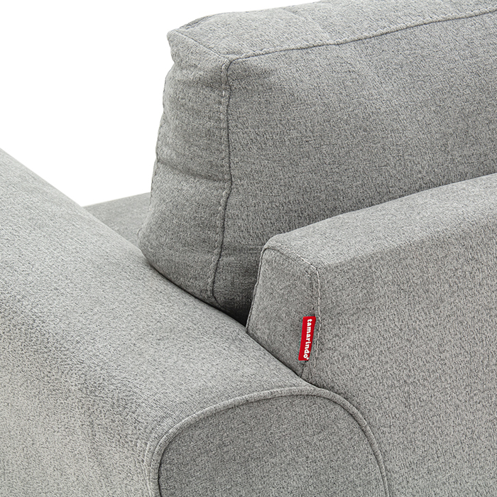 Love Tela Gris Claro Zilo | Love Seat | salas